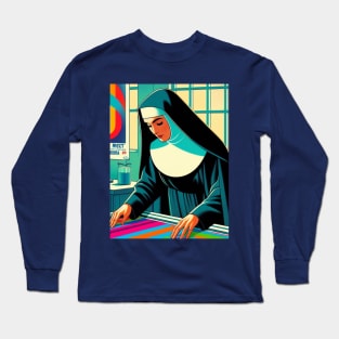 Sister Corita Kent - The Screenprinting Nun 2 Long Sleeve T-Shirt